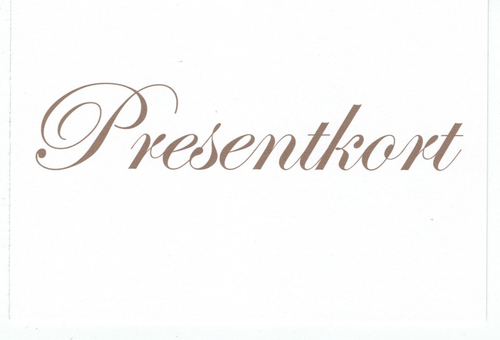 Boka – Presentkort