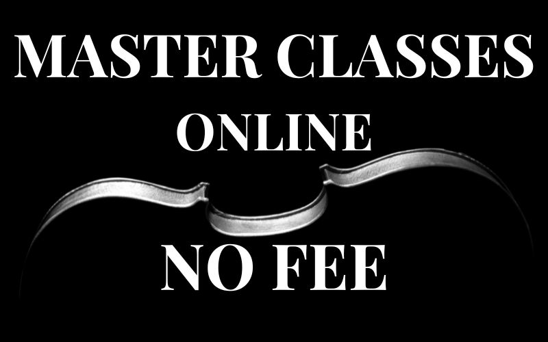Masterclasses – ONLINE autumn 2024 – NO FEE for Europeans